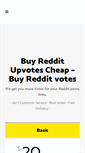 Mobile Screenshot of buyredditvotes.us